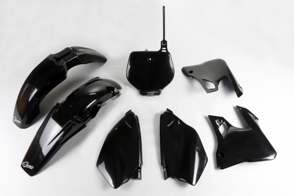 Plastic Kit black for Yamaha YZ 125 (1996-99) - YZ 250 (1996-99) - WR 125 (1996-99) - WR 250 (1996-99)